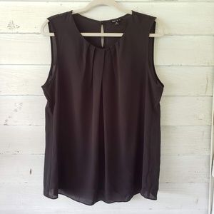 Sami & Jo Sleevless Black Top